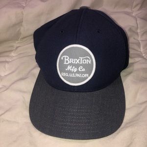 Brixton blue snapback. Its a one size and adjustable